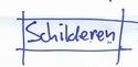 schilderen